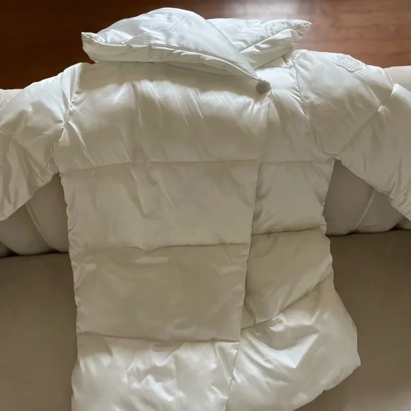 MonnaLisa Girls Sz 12 White Puffer Coat